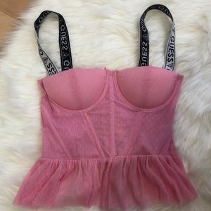 Guess bustier pink